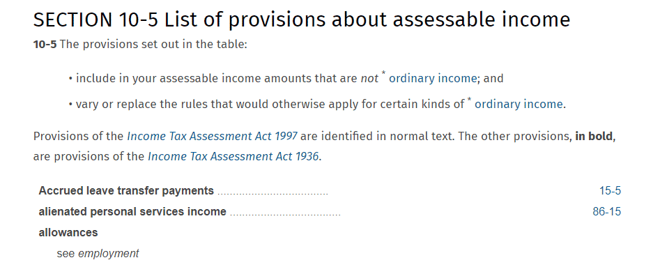 WHAT IS ASSESSABLE INCOME?