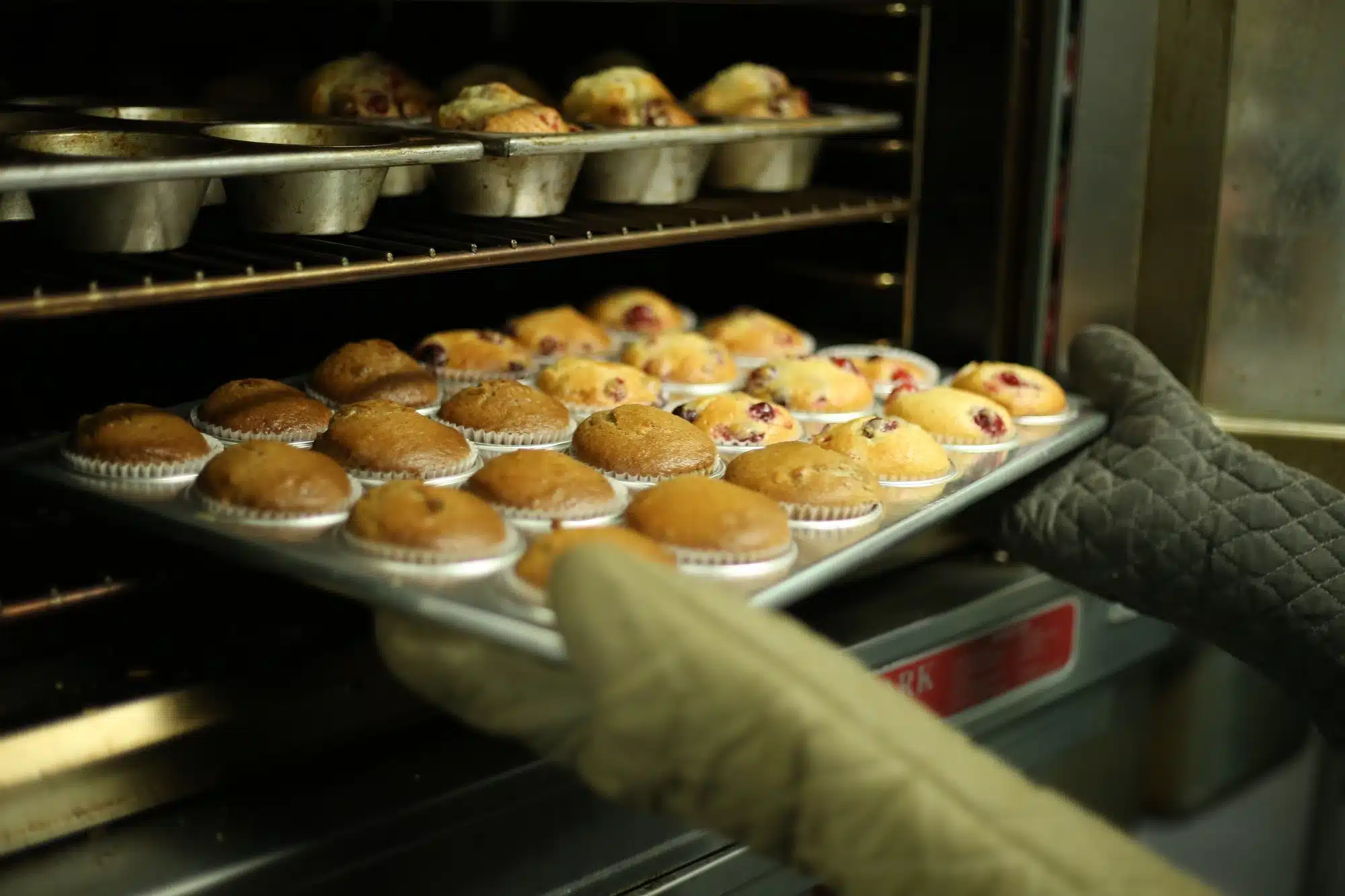 Muffins coming out of the oven, representing the concept of small business CGT concessions.