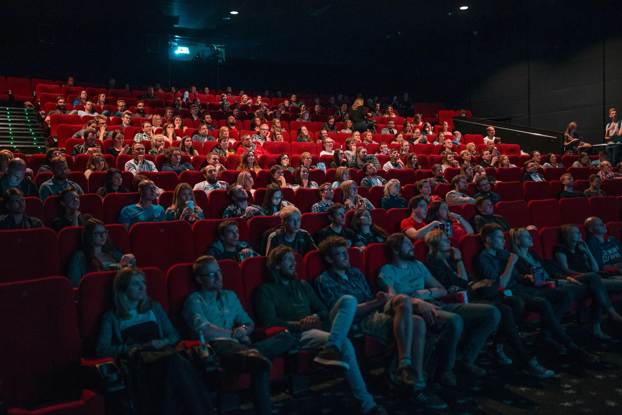 People in a movie theater, representing the concept of entertainment FBT.