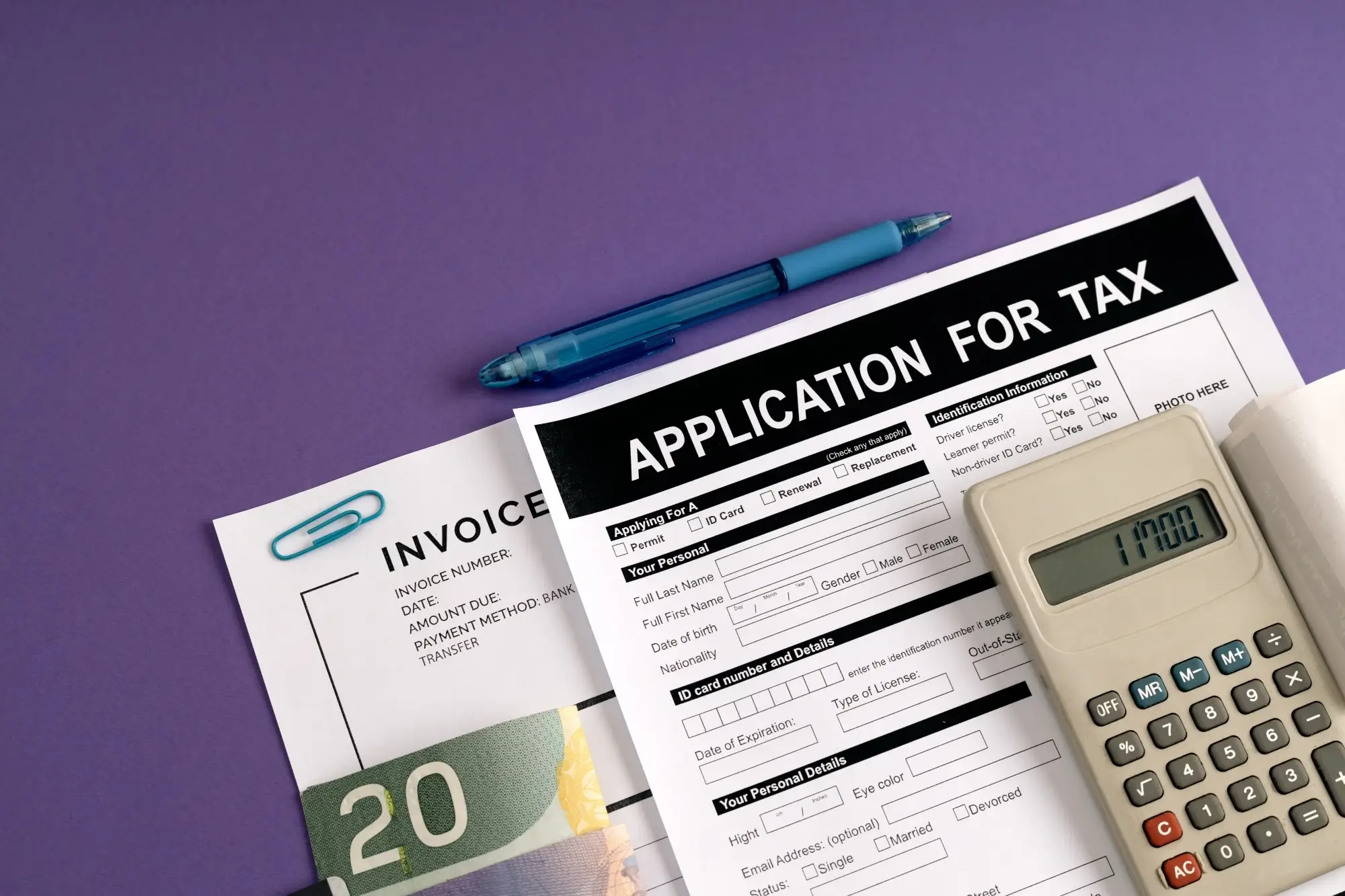 interest-withholding-tax-bristax-tax-accountants-3 A tax application form, representing the concept of interest withholding tax.